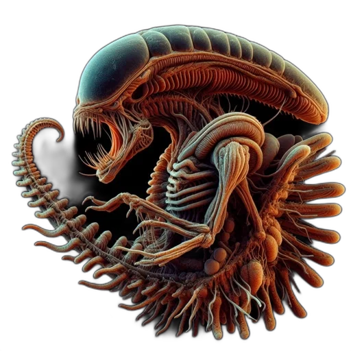 creature, hair, dragon, animal, concept art, 3d render, fantasy art, pixel art transparent PNG cut-out