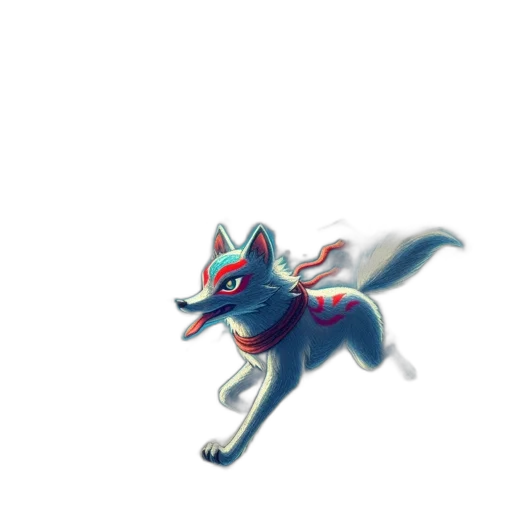 creature, animal, staff, weapon, watercolor, concept art, pixel art, fantasy art transparent PNG cut-out