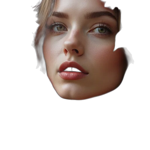 face, mask, crown, hat, photorealistic, 3d render, concept art, oil painting transparent PNG cut-out