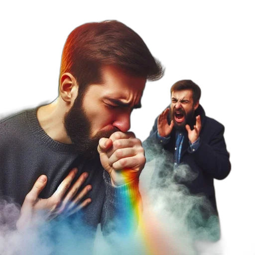 jacket, concept art, photorealistic, pixel art, watercolor, fire, fog, two transparent PNG cut-out