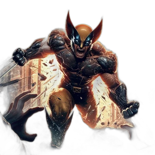 creature, mask, animal, weapon, concept art, comic book art, fantasy art, 3d render transparent PNG cut-out