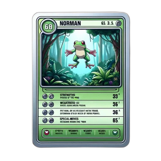 creature, concept art, forest, green, monochrome, pastel, trading, card transparent PNG cut-out