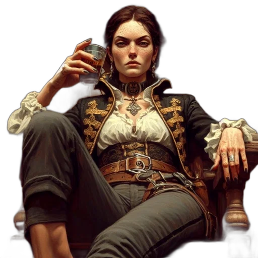 jacket, face, concept art, fantasy art, pixel art, photorealistic, lady, dressed transparent PNG cut-out