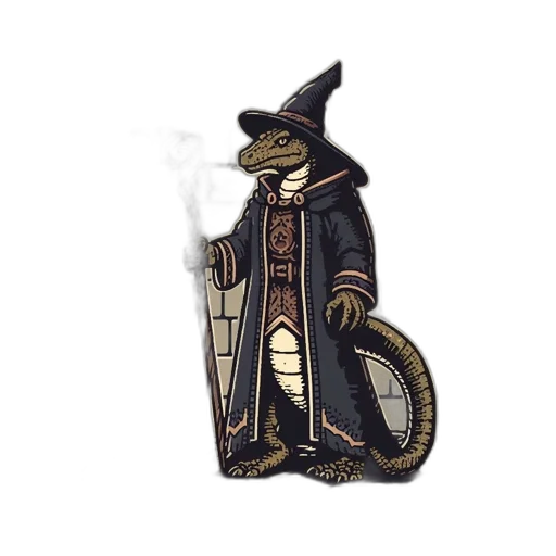 dragon, jacket, fantasy art, concept art, pixel art, dark, anthropomorphic, lizard transparent PNG cut-out