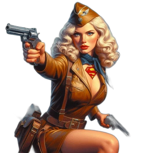 weapon, staff, comic book art, concept art, fantasy art, pixel art, woman, blonde transparent PNG cut-out
