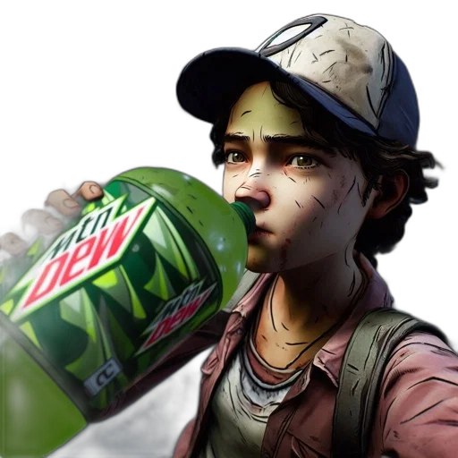 bottle, weapon, food, concept art, photorealistic, 3d render, comic book art, teenage transparent PNG cut-out