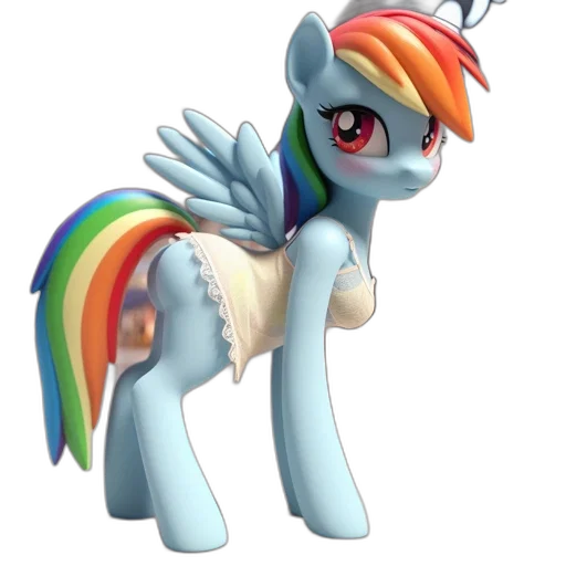 staff, 3d render, concept art, fantasy art, cartoon, animated, unicorn, character transparent PNG cut-out