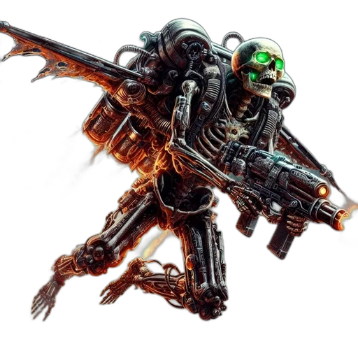 robot, weapon, creature, dragon, concept art, 3d render, fantasy art, pixel art transparent PNG cut-out