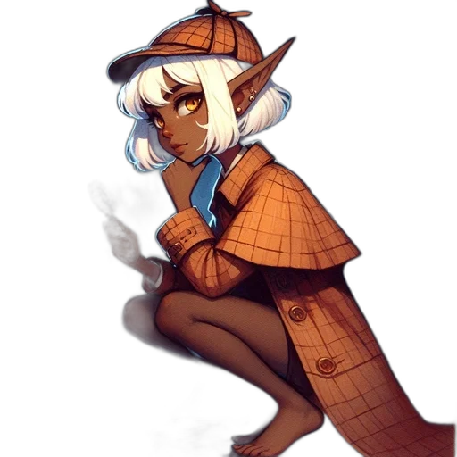 hat, staff, jacket, dress, concept art, fantasy art, watercolor, pixel art transparent PNG cut-out