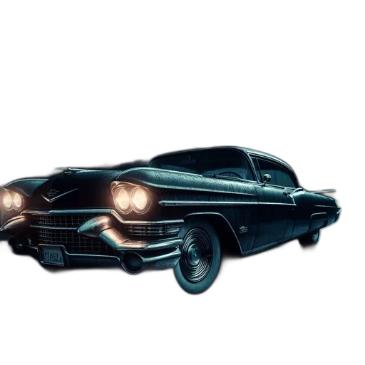 car, weapon, concept art, photorealistic, 3d render, comic book art, silver, vintage transparent PNG cut-out