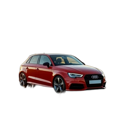 car, 3d render, photorealistic, audi transparent PNG cut-out
