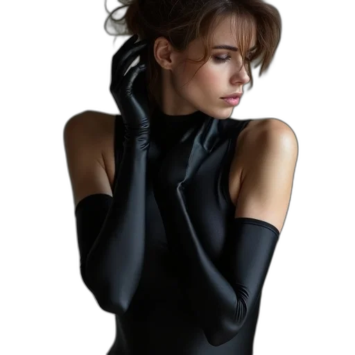 dress, jacket, mask, jewelry, photorealistic, concept art, oil painting, cyberpunk transparent PNG cut-out