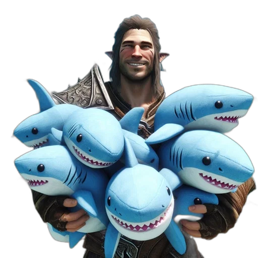 creature, weapon, animal, jacket, concept art, 3d render, fantasy art, underwater transparent PNG cut-out