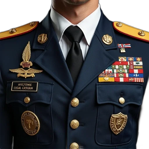 jacket, staff, crown, face, photorealistic, 3d render, concept art, oil painting transparent PNG cut-out