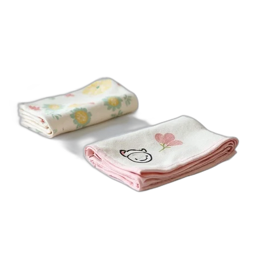 pastel, table, white, cloth, set, two, folded, napkins transparent PNG cut-out