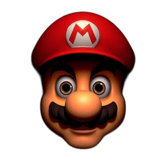 face, mask, hat, animal, 3d render, photorealistic, concept art, pixel art transparent PNG cut-out