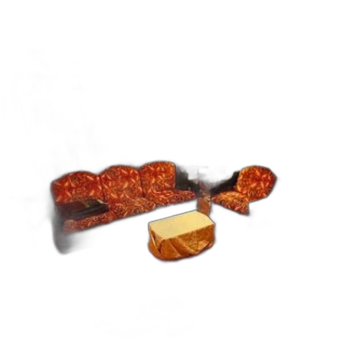jewelry, weapon, food, furniture, 3d render, fire, cozy, living transparent PNG cut-out