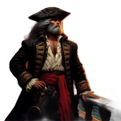 jacket, staff, hat, concept art, fantasy art, 3d render, photorealistic, during transparent PNG cut-out