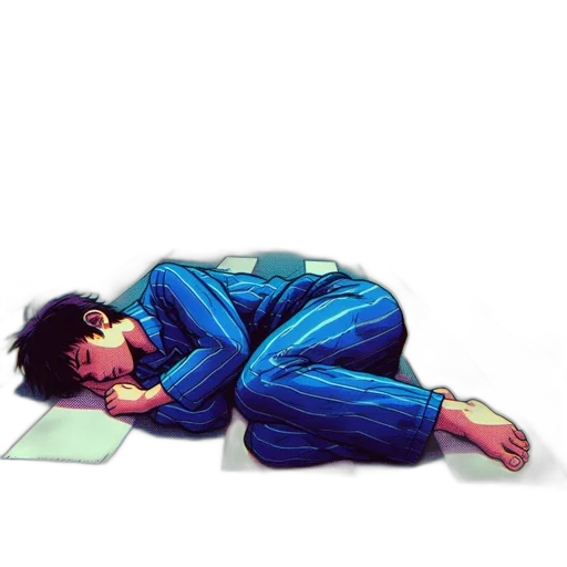 jacket, umbrella, robot, vaporwave, watercolor, concept art, photorealistic, blue transparent PNG cut-out