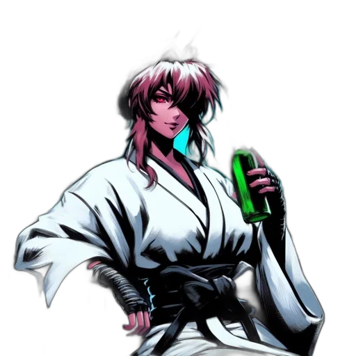 staff, weapon, sword, concept art, vaporwave, cyberpunk, pixel art, neon lights transparent PNG cut-out
