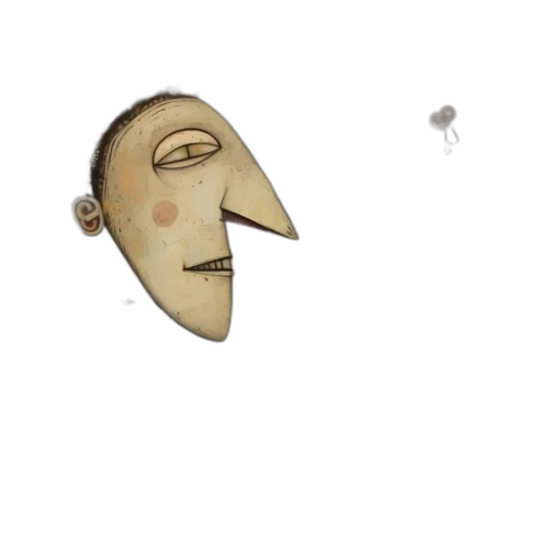 mask, face, hat, robot, concept art, 3d render, photorealistic, watercolor transparent PNG cut-out