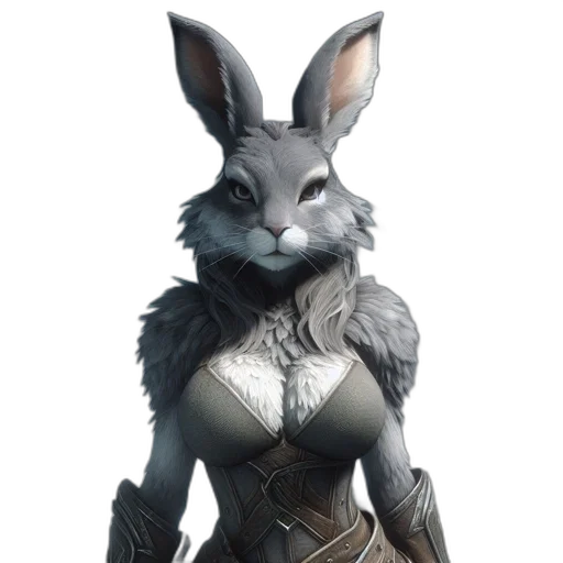 animal, creature, mask, staff, concept art, fantasy art, 3d render, photorealistic transparent PNG cut-out
