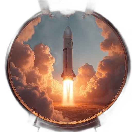 staff, concept art, photorealistic, 3d render, fantasy art, outer space, astronaut, capsule transparent PNG cut-out