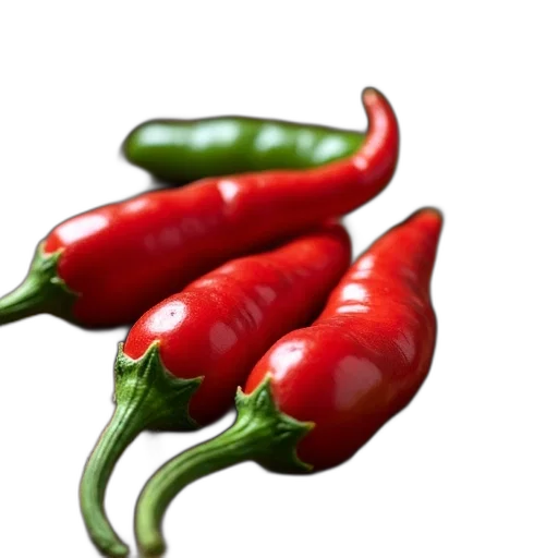 food, weapon, photorealistic, 3d render, concept art, red, group, chili transparent PNG cut-out
