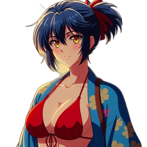dress, staff, weapon, jewelry, anime, pixel art, concept art, fantasy art transparent PNG cut-out