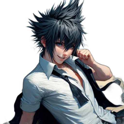 staff, dragon, face, anime transparent PNG cut-out