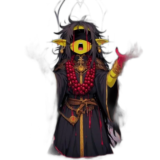 mask, staff, dragon, creature, concept art, fantasy art, pixel art, 3d render transparent PNG cut-out