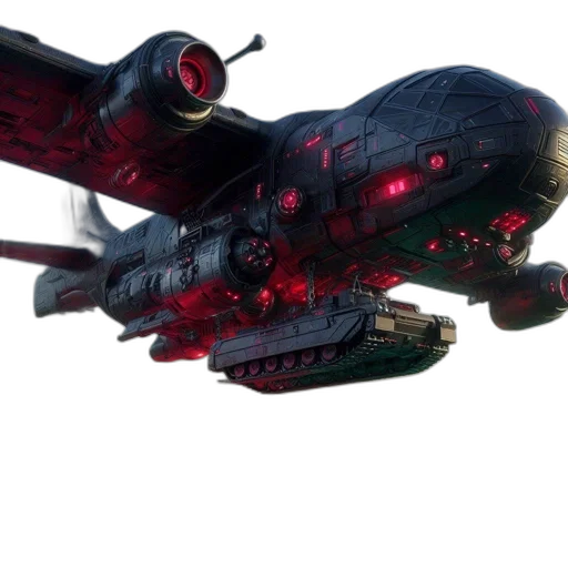 weapon, robot, dragon, 3d render, concept art, cyberpunk, outer space, futuristic transparent PNG cut-out