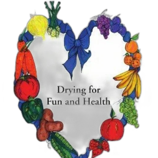 heart-shaped, wreath, made, fruits, vegetables, text, drying, fun transparent PNG cut-out