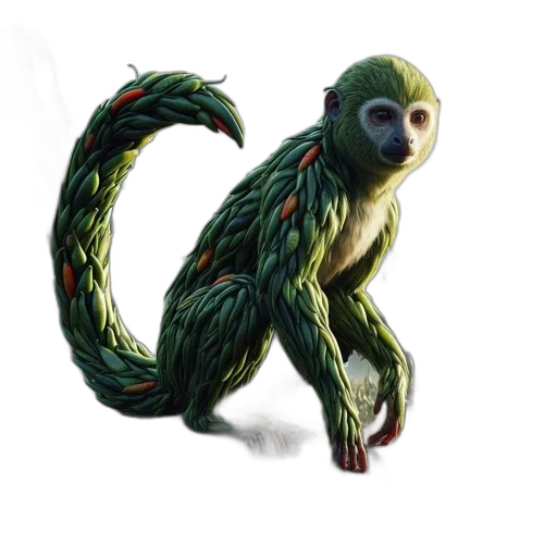 creature, animal, staff, dragon, concept art, 3d render, photorealistic, fantasy art transparent PNG cut-out