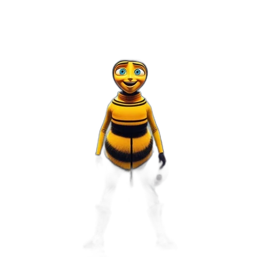 animal, creature, robot, staff, 3d render, concept art, pixel art, image transparent PNG cut-out