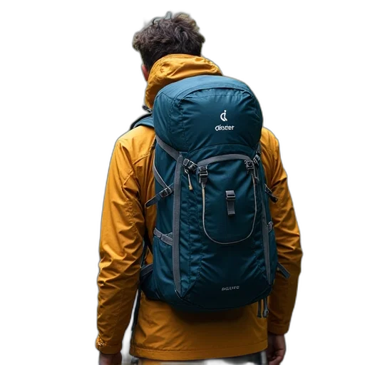 jacket, 3d render, deuter, 20l transparent PNG cut-out