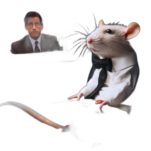 animal, staff, creature, concept art, cartoon, 3d render, photorealistic, amusing transparent PNG cut-out