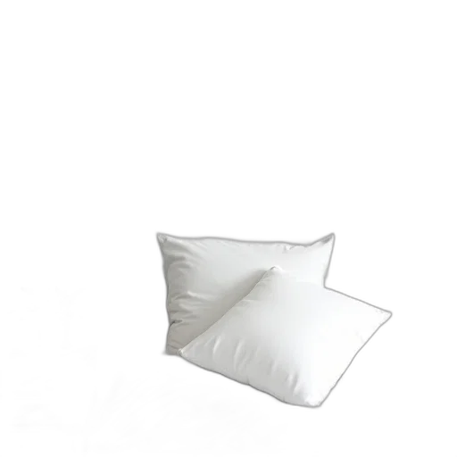 furniture, crown, 3d render, photorealistic, monochrome, white, bed, pillow transparent PNG cut-out