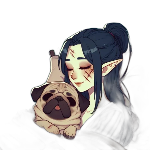 mask, creature, staff, face, fantasy art, concept art, watercolor, pixel art transparent PNG cut-out