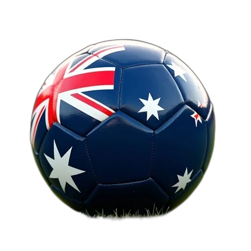 photorealistic, australia, soccer, ball transparent PNG cut-out