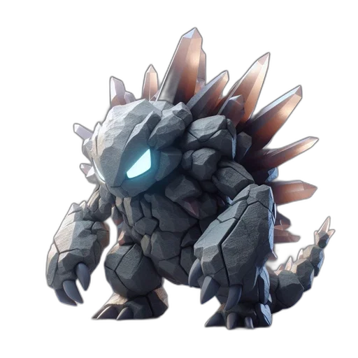 dragon, creature, animal, weapon, concept art, pixel art, fantasy art, 3d render transparent PNG cut-out