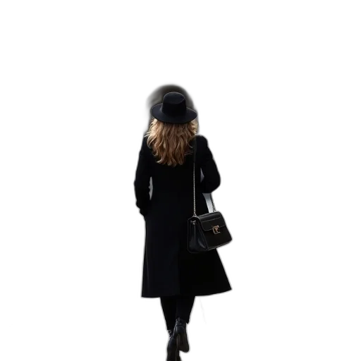 hat, jacket, dress, staff, photorealistic, 3d render, concept art, snow transparent PNG cut-out