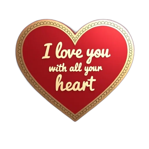 valentine, day, card, red, background, golden, foil, design transparent PNG cut-out