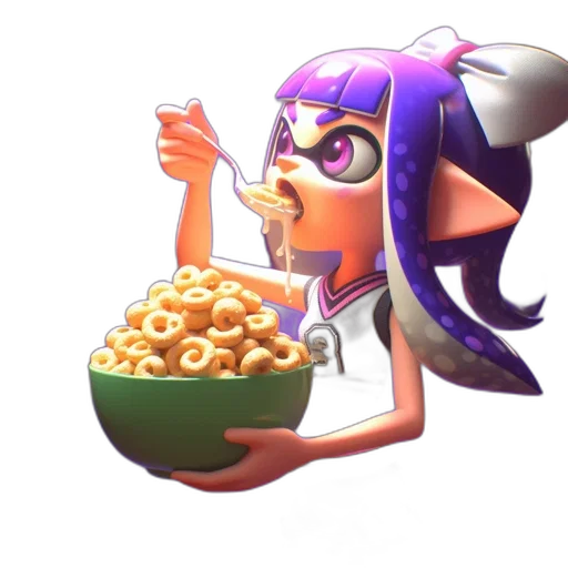 food, weapon, animal, vaporwave, 3d render, concept art, pixel art, animated transparent PNG cut-out
