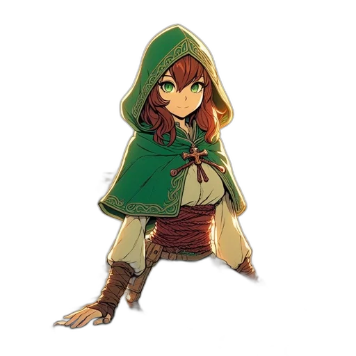 staff, jacket, weapon, mask, concept art, pixel art, fantasy art, 3d render transparent PNG cut-out