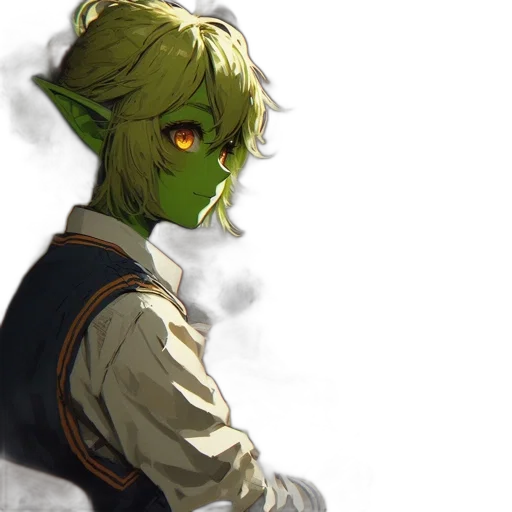 mask, staff, face, creature, concept art, fantasy art, pixel art, watercolor transparent PNG cut-out