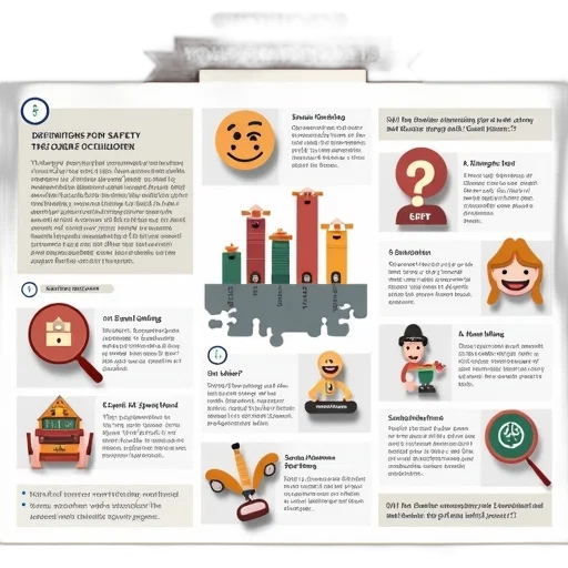 detailed, infographic, how, spell, safety, various, sections, subheadings transparent PNG cut-out
