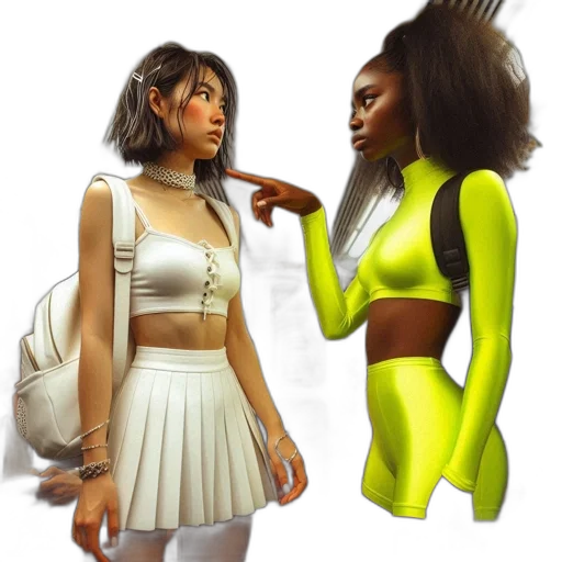 concept art, fantasy art, 3d render, cyberpunk, neon lights, outer space, neon, earth tones transparent PNG cut-out