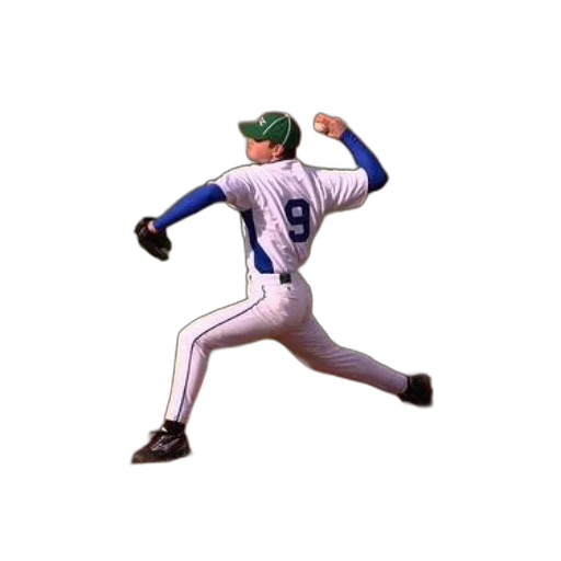 animal, pixel art, concept art, 3d render, photorealistic, baseball, player, wearing transparent PNG cut-out