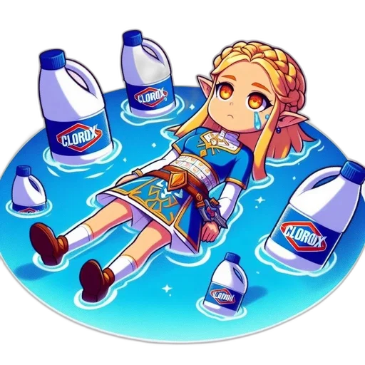 bottle, food, dress, weapon, pixel art, concept art, vaporwave, anime transparent PNG cut-out